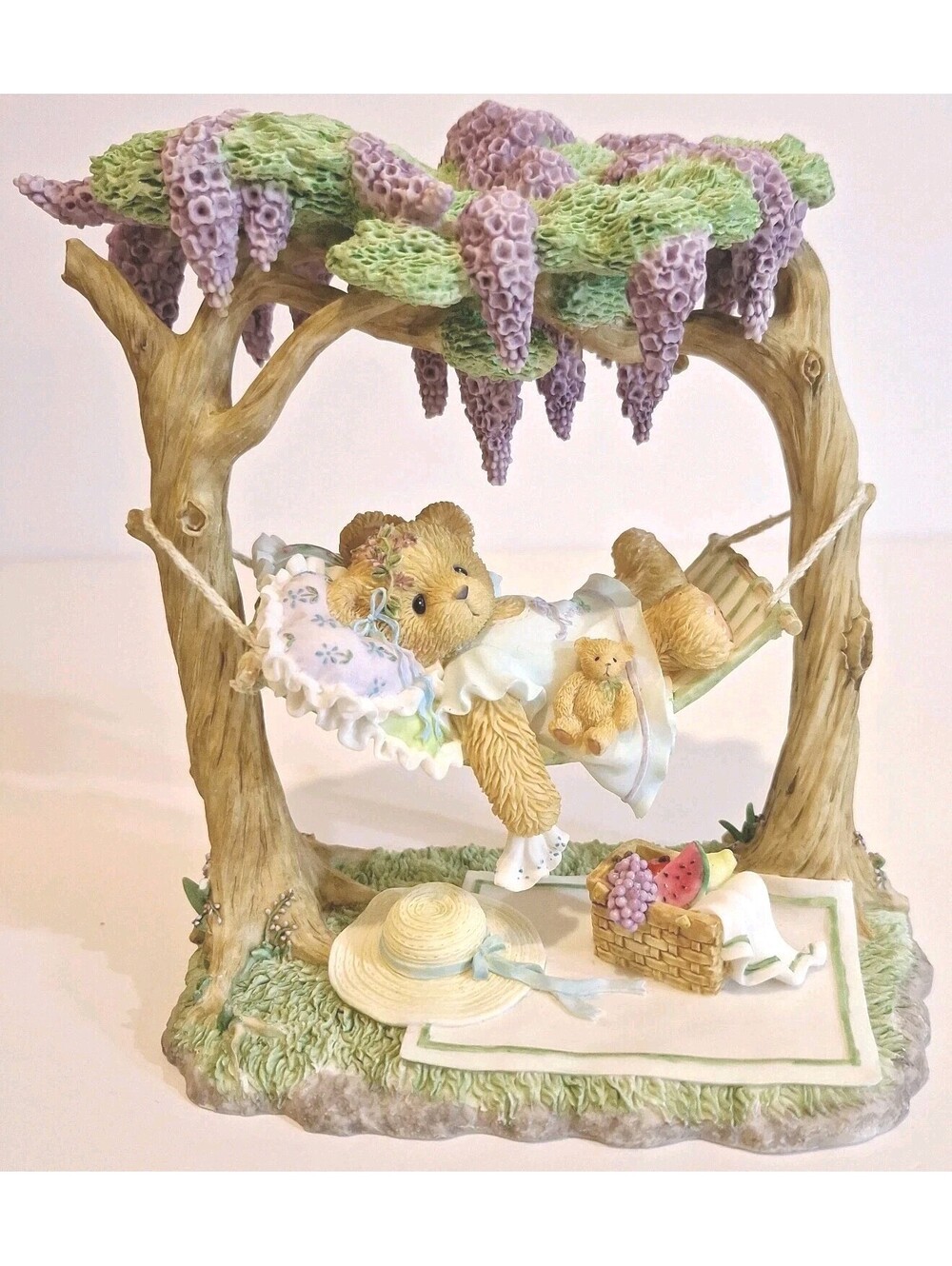 2002 Cherished Teddies Sophie CT0033 Membears' Only Figurine Hammock Wisteria
